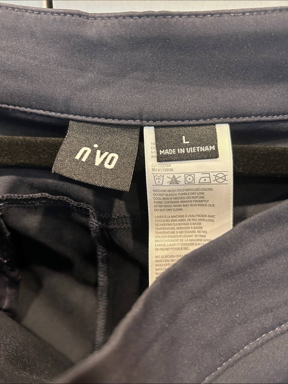 N*VO Women's Navy Performance Pants - Brand N'VO